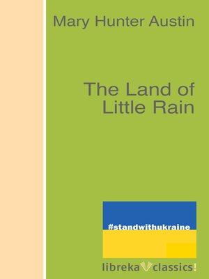 cover image of The Land of Little Rain